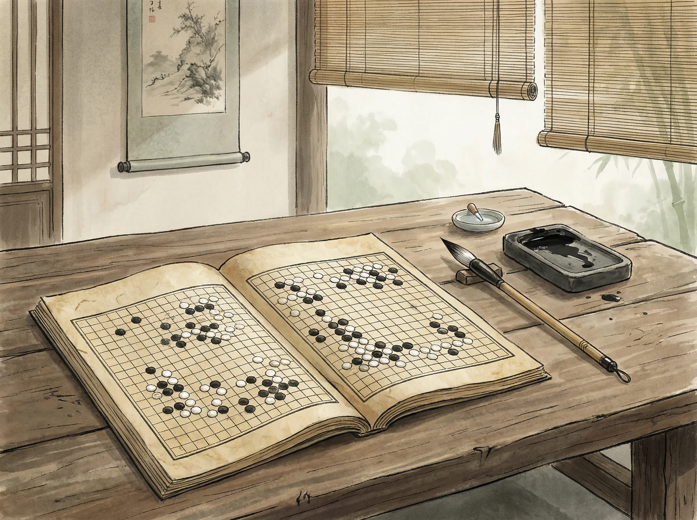 古籍《弈理指归图》封面，探索 开元棋牌 奥秘